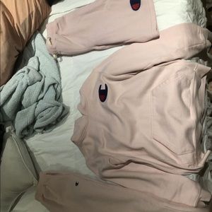 Kids champion light pink outfit